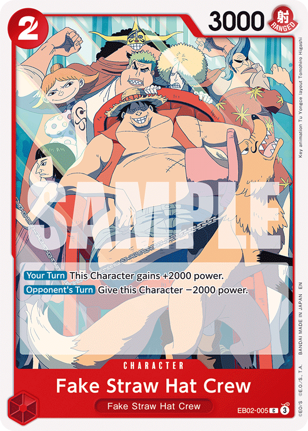 EB02-005 Fake Straw Hat Crew