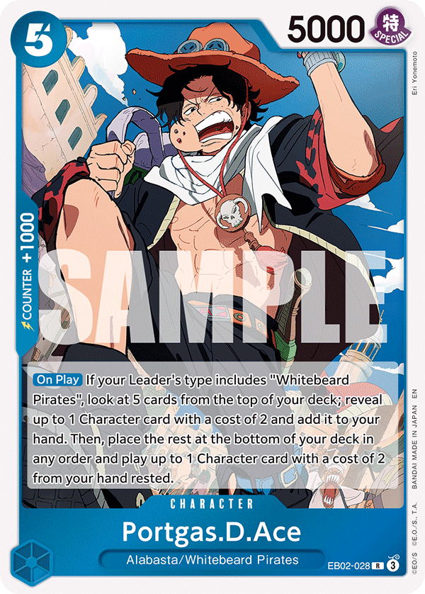 EB02-028 Portgas.D.Ace