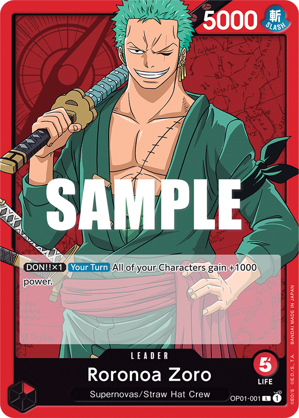 OP01-001 Roronoa Zoro