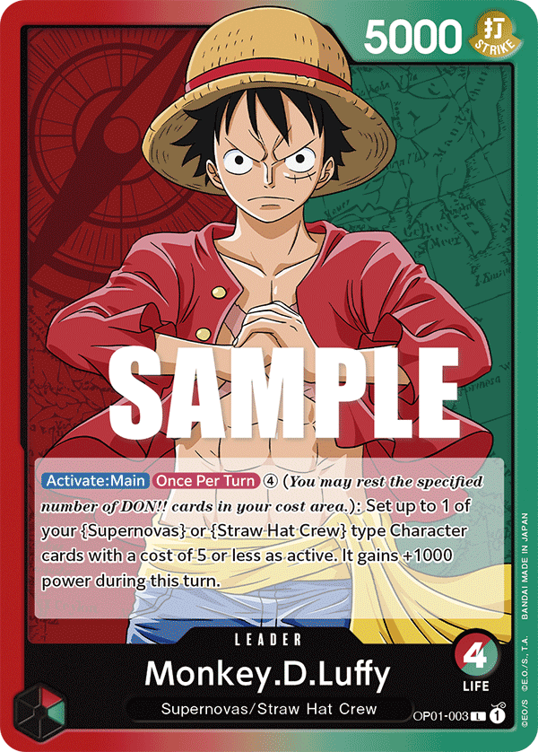 OP01-003 Monkey.D.Luffy