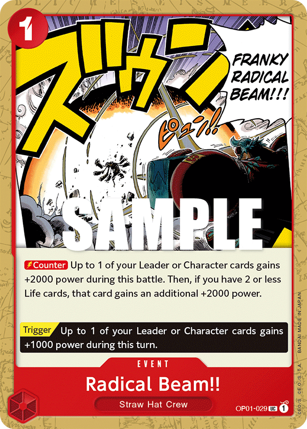 OP01-029 Radical Beam!!