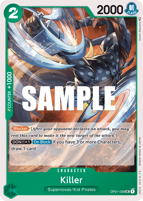 OP01-039 Killer