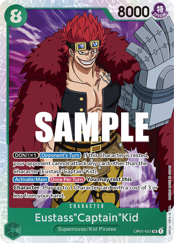 OP01-051 Eustass”Captain”Kid