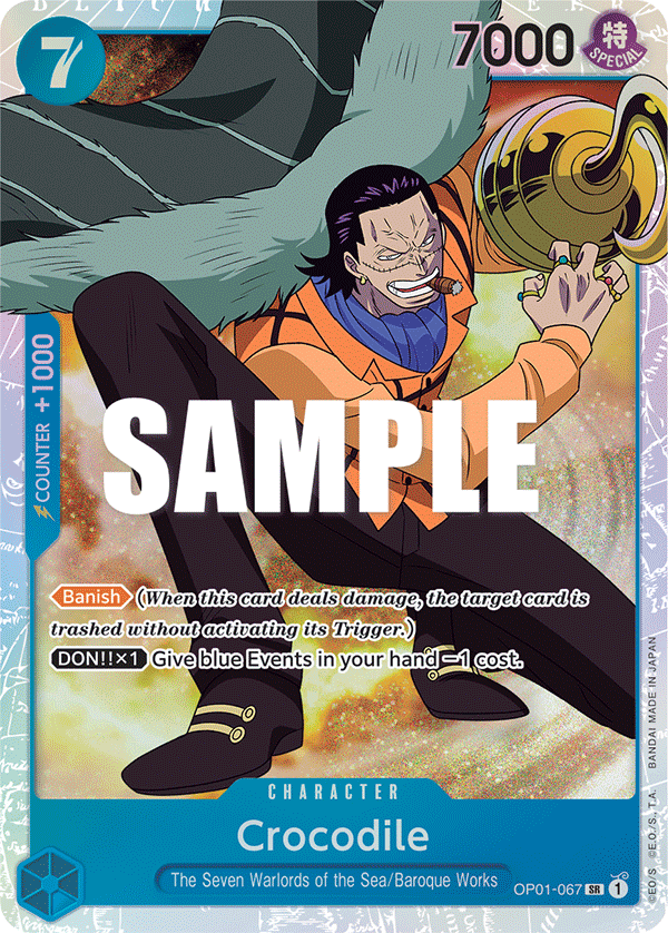 OP01-067 Crocodile