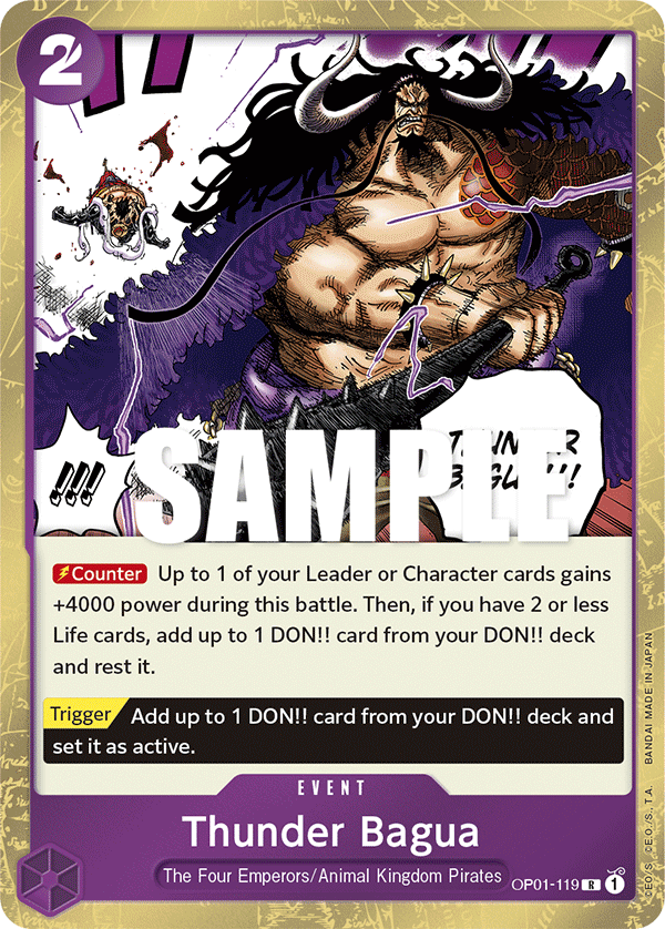 OP01-119 Thunder Bagua