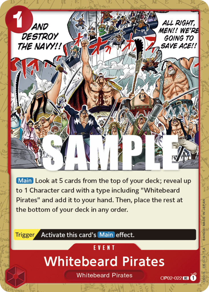 OP02-022 Whitebeard Pirates