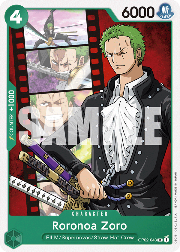 OP02-043 Roronoa Zoro