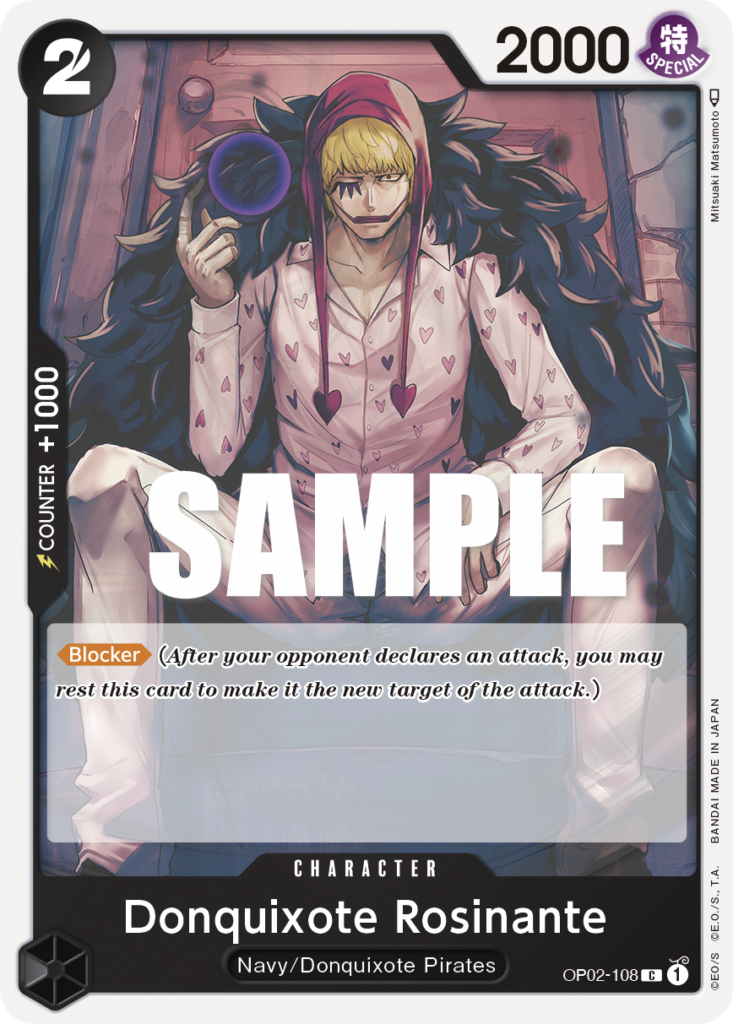 OP02-108 Donquixote Rosinante