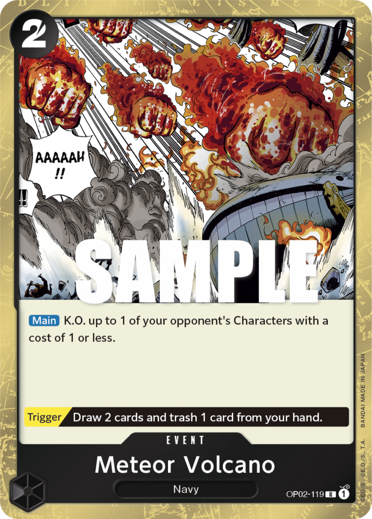 OP02-119 Meteor Volcano