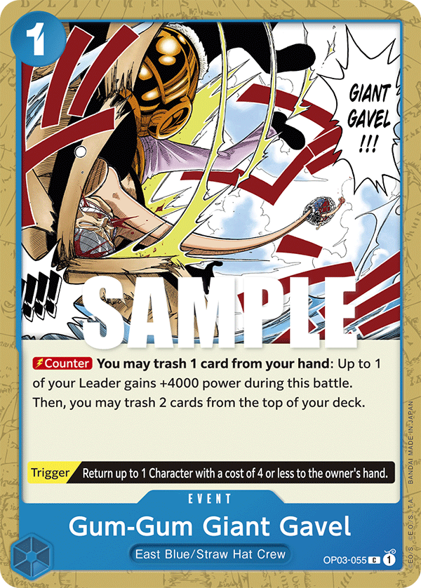 OP03-055 Gum-Gum Giant Gavel