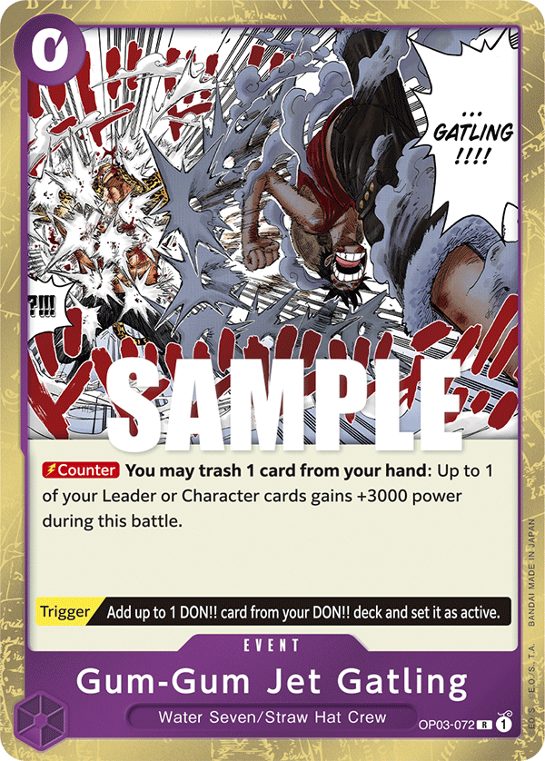 OP03-072 Gum-Gum Jet Gatling