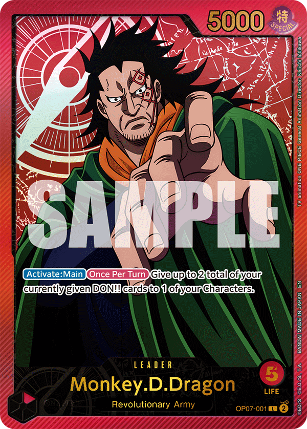 OP07-001 Monkey.D.Dragon