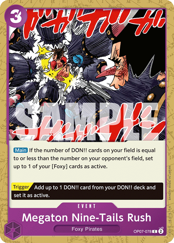 OP07-078 Megaton Nine-Tails Rush