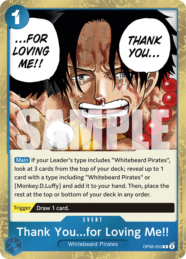 OP08-053 Thank You…for Loving Me!!