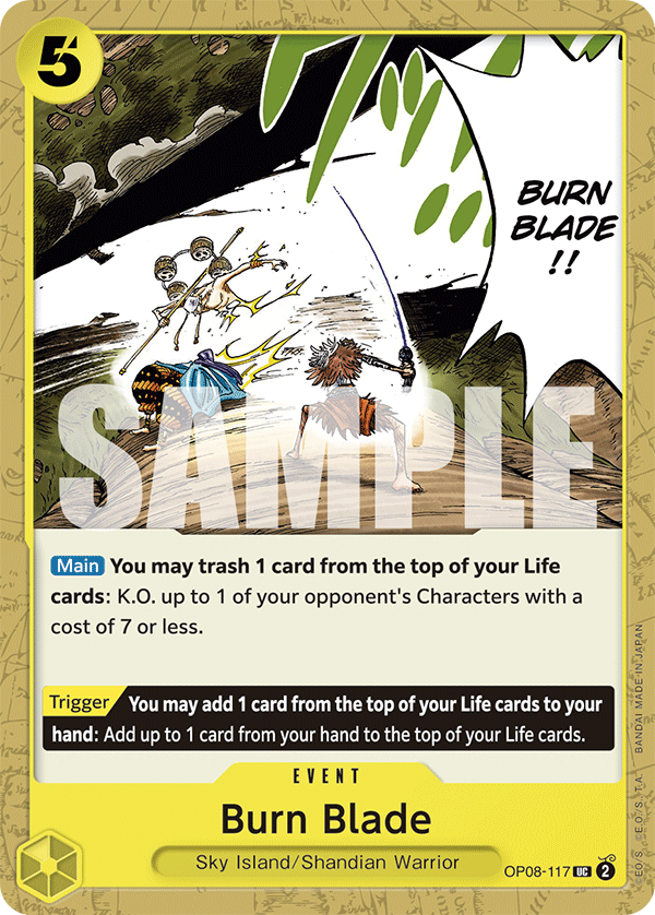 OP08-117 Burn Blade