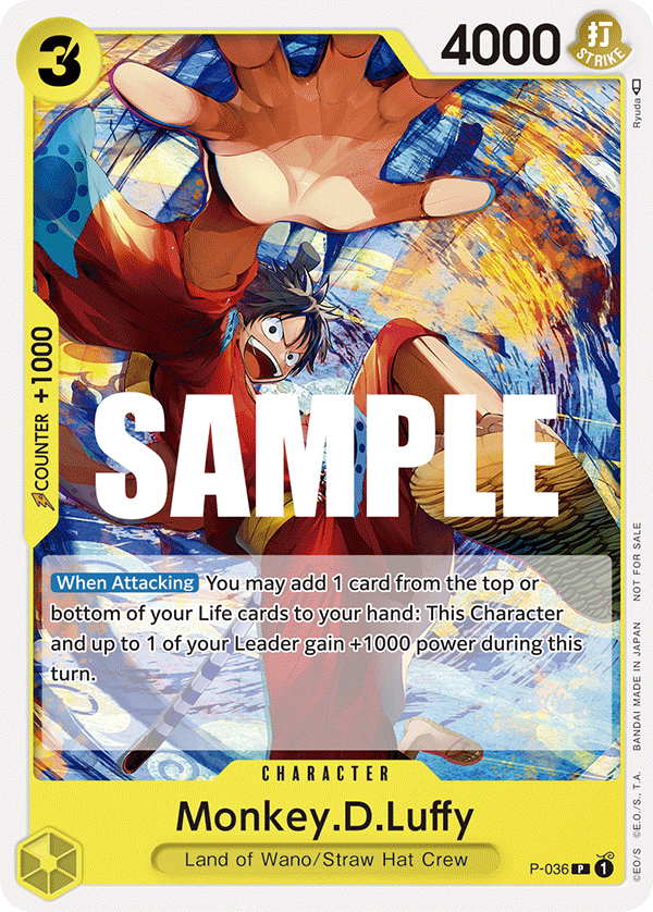 P-036 Monkey.D.Luffy