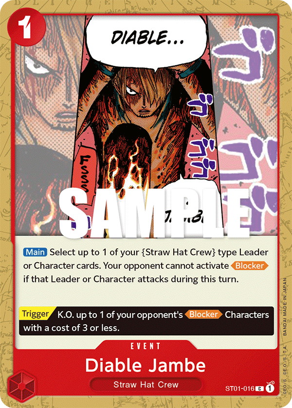ST01-016 Diable Jambe