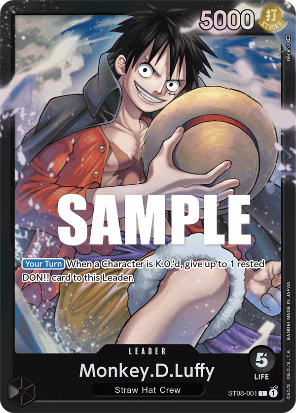 ST08-001 Monkey.D.Luffy